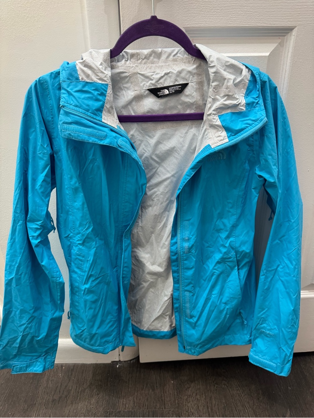 The North Face Women's Blue Waterproof Jacket-XS